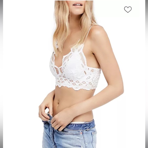 NWT Free People Adela Longline Bralette (size L) - Picture 1 of 12